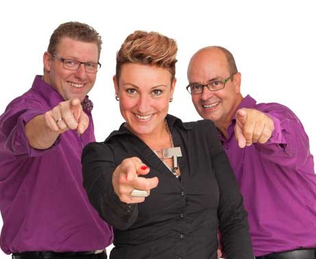 Bruiloftband Limburg. Bruiloftband Crossroads als trio voor provincie Limburg voor elk feest, bruiloft, huwelijk, bedrijfsfeest,
